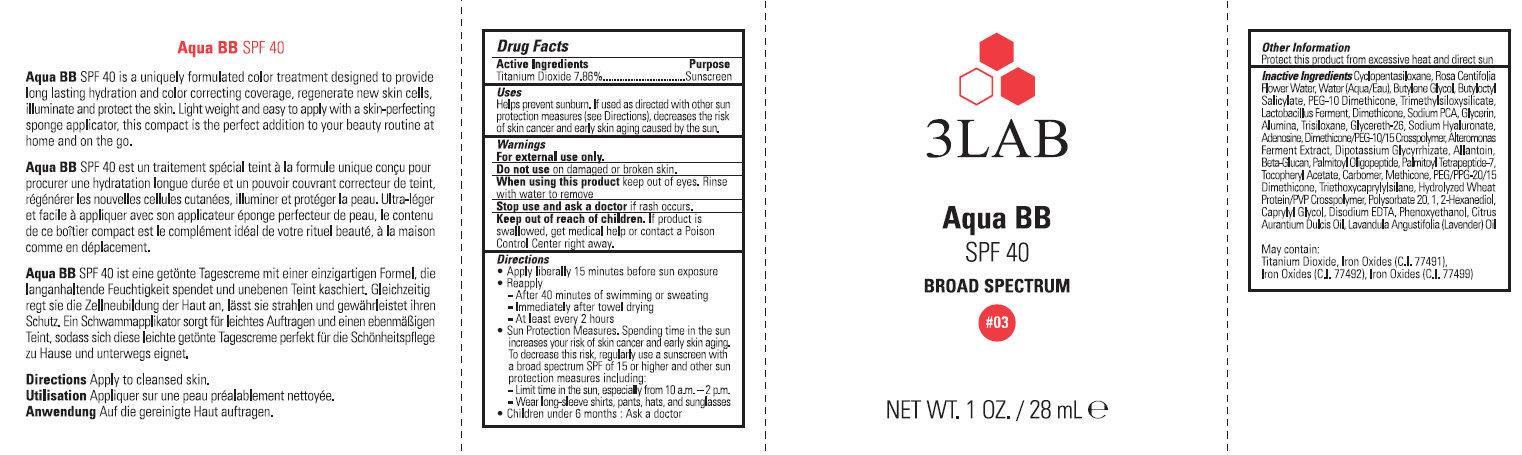 3lab Aqua Bb Spf 40 Broad Spectrum 03